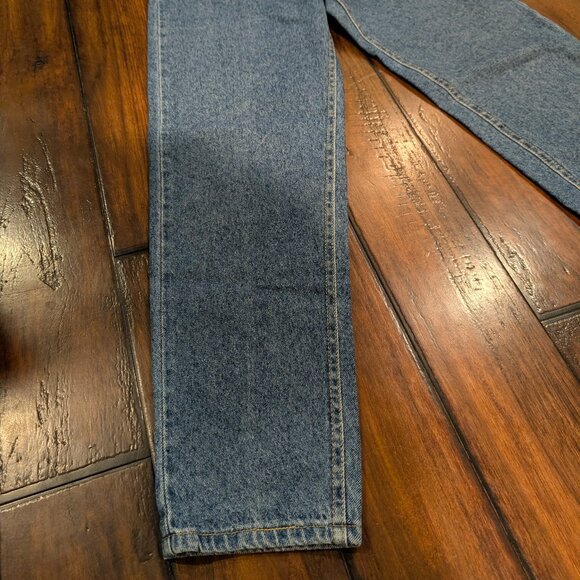Vintage 80s Lee Jeans Elastic Waist Tapered No Back Pocket 10 M USA - Picture 2 of 10